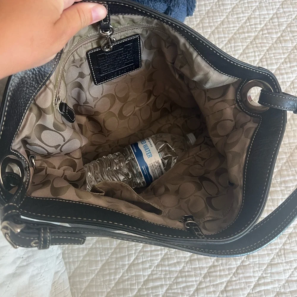 Coach Black Leather Shoulder Bag - Picture 13 of 13